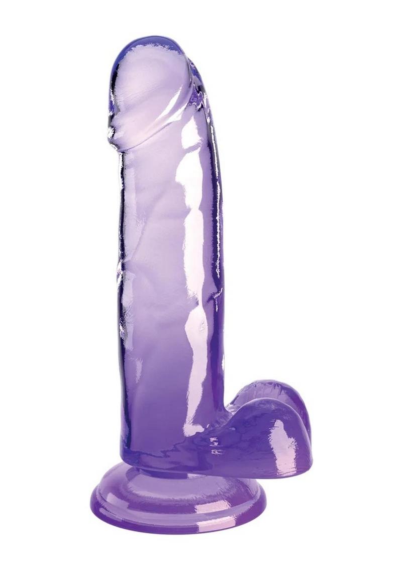 King Cock Clear Dildo with Balls