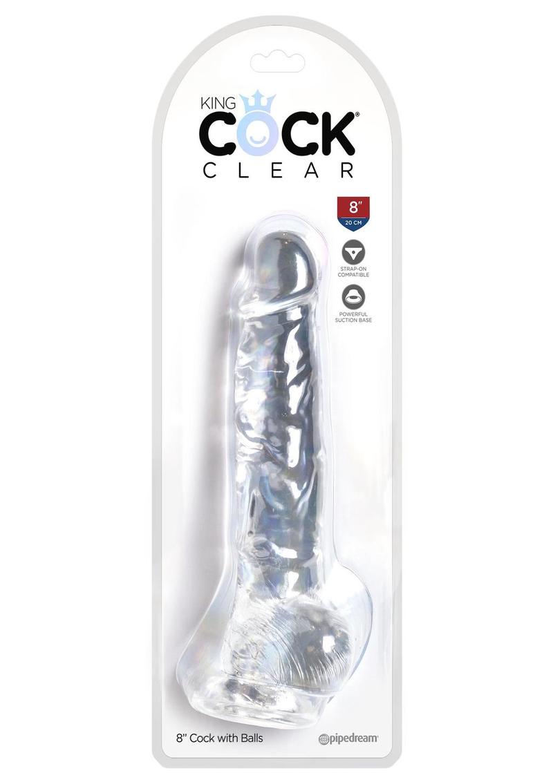 King Cock Realistic Dildo With Balls