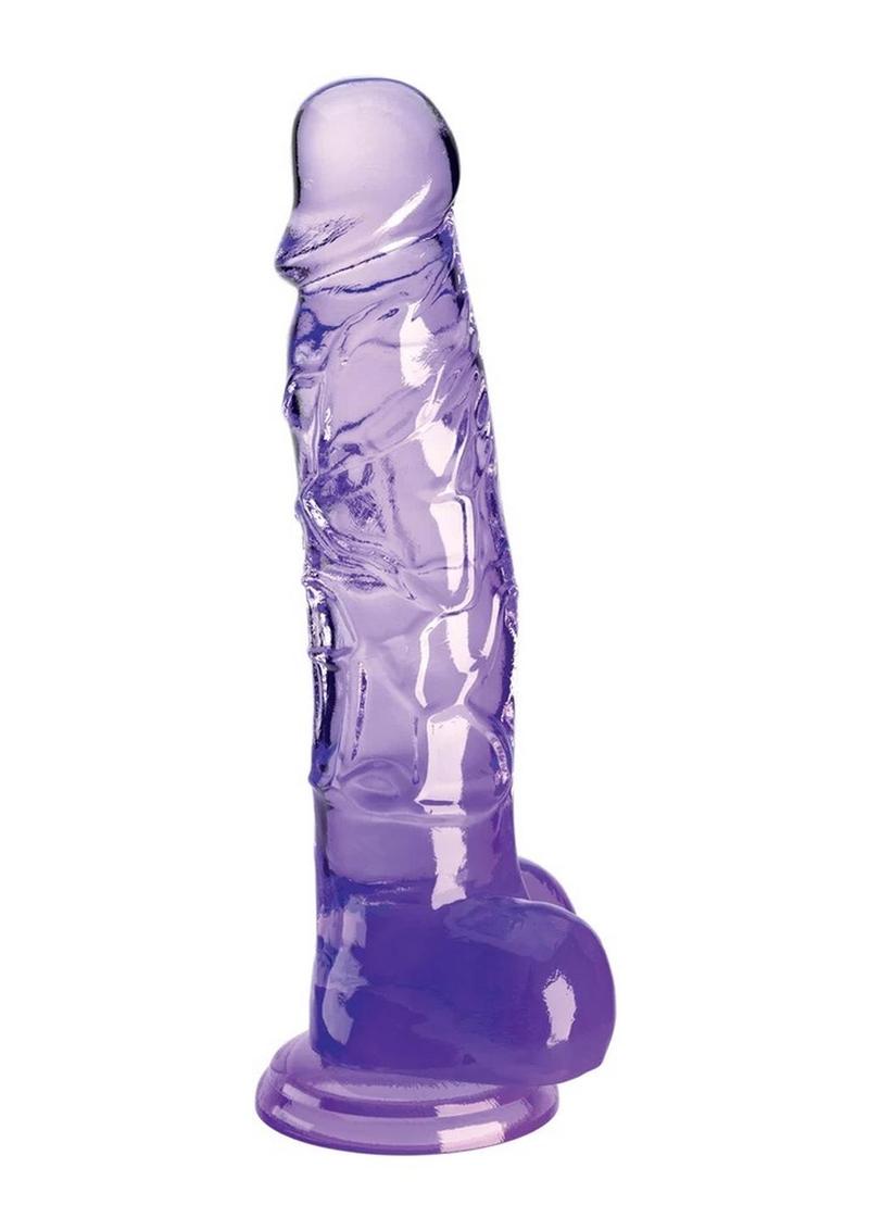 King Cock Clear Dildo with Balls