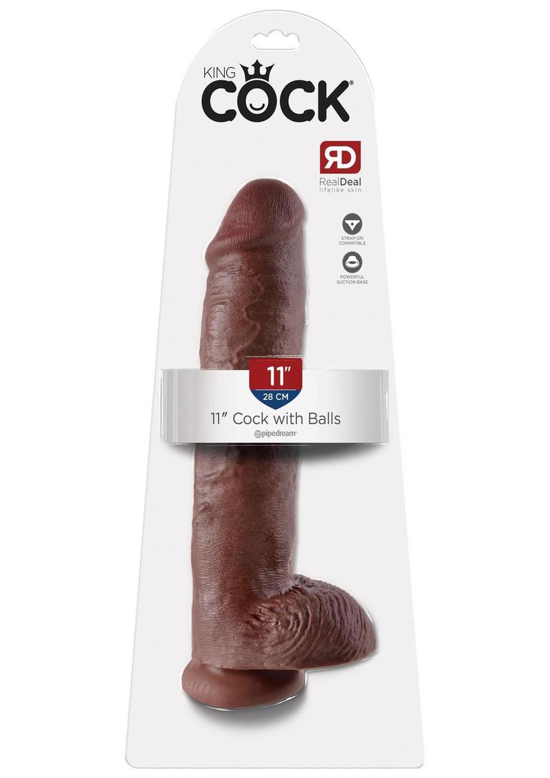King Cock Realistic Dildo With Balls