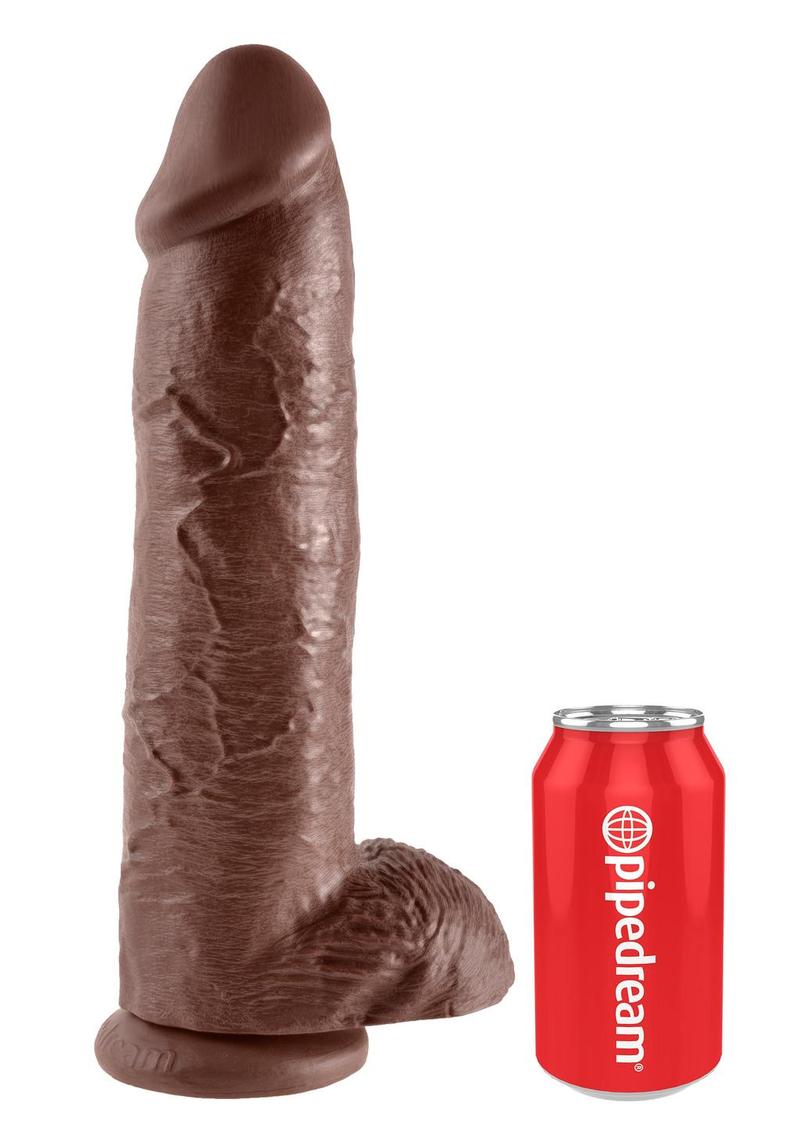 King Cock Realistic Dildo With Balls