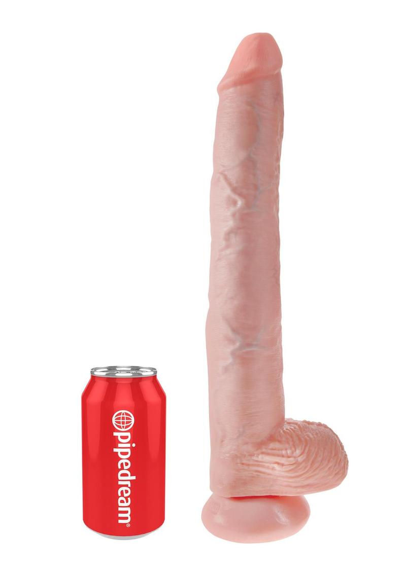 King Cock Realistic Dildo With Balls