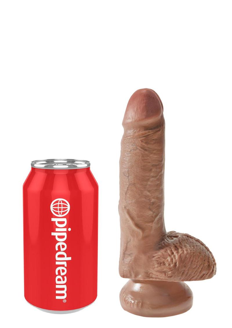 King Cock Realistic Dildo With Balls