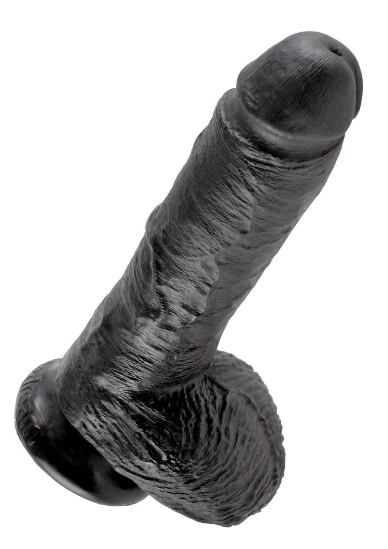 King Cock Realistic Dildo With Balls