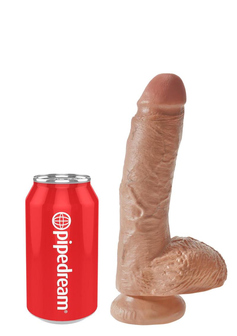 King Cock Realistic Dildo With Balls