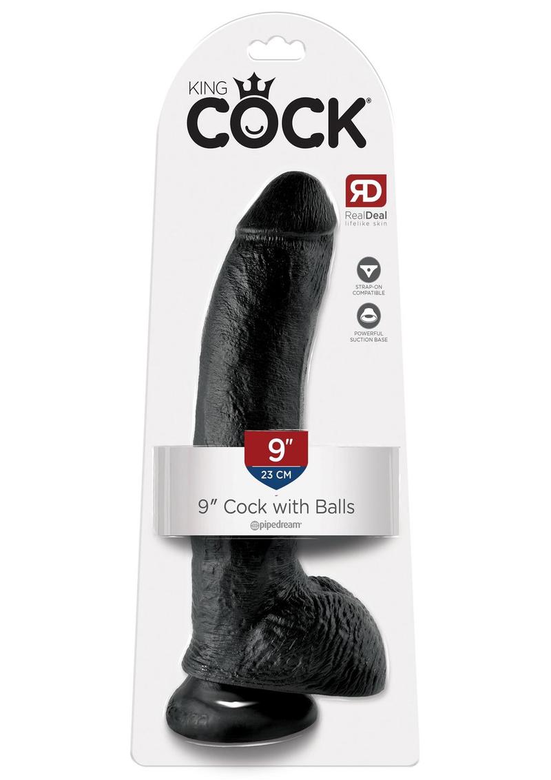 King Cock Realistic Dildo With Balls