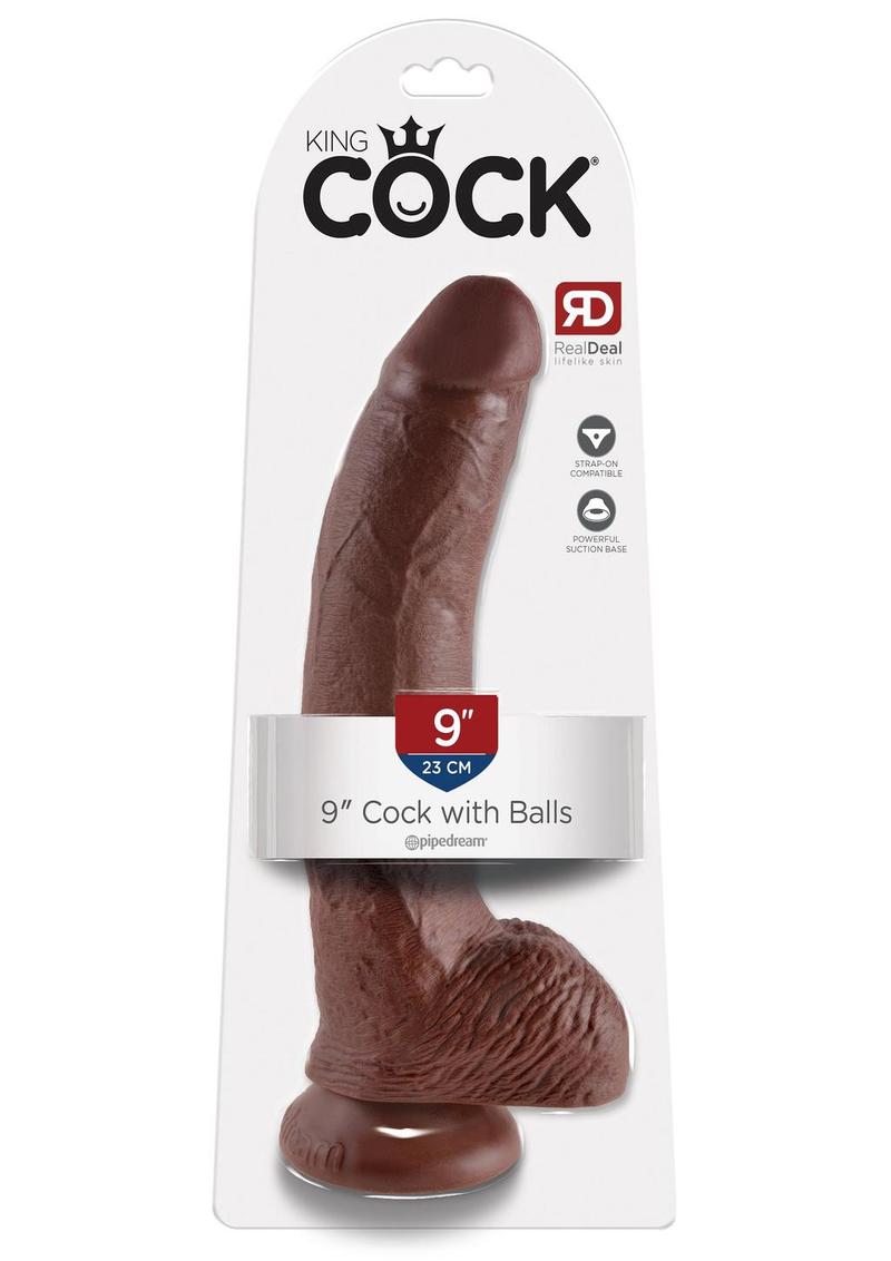 King Cock Realistic Dildo With Balls