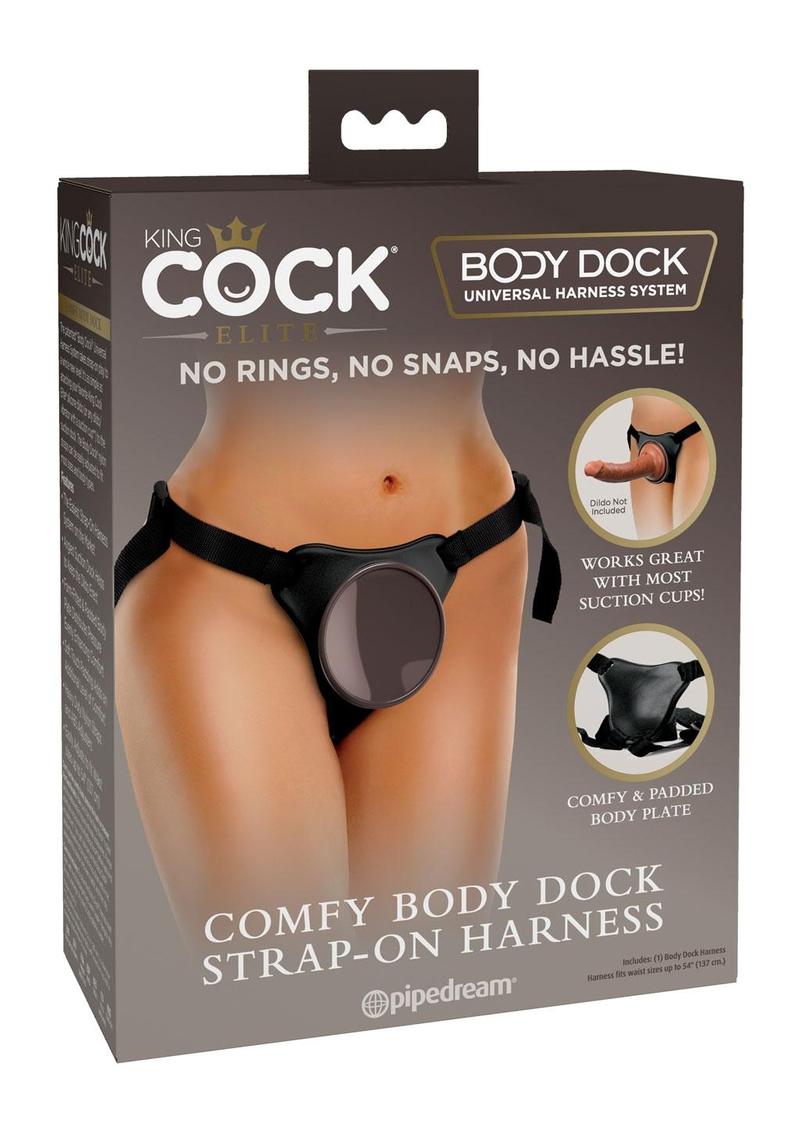 King Cock Elite Comfy Body Dock Strap On Harness