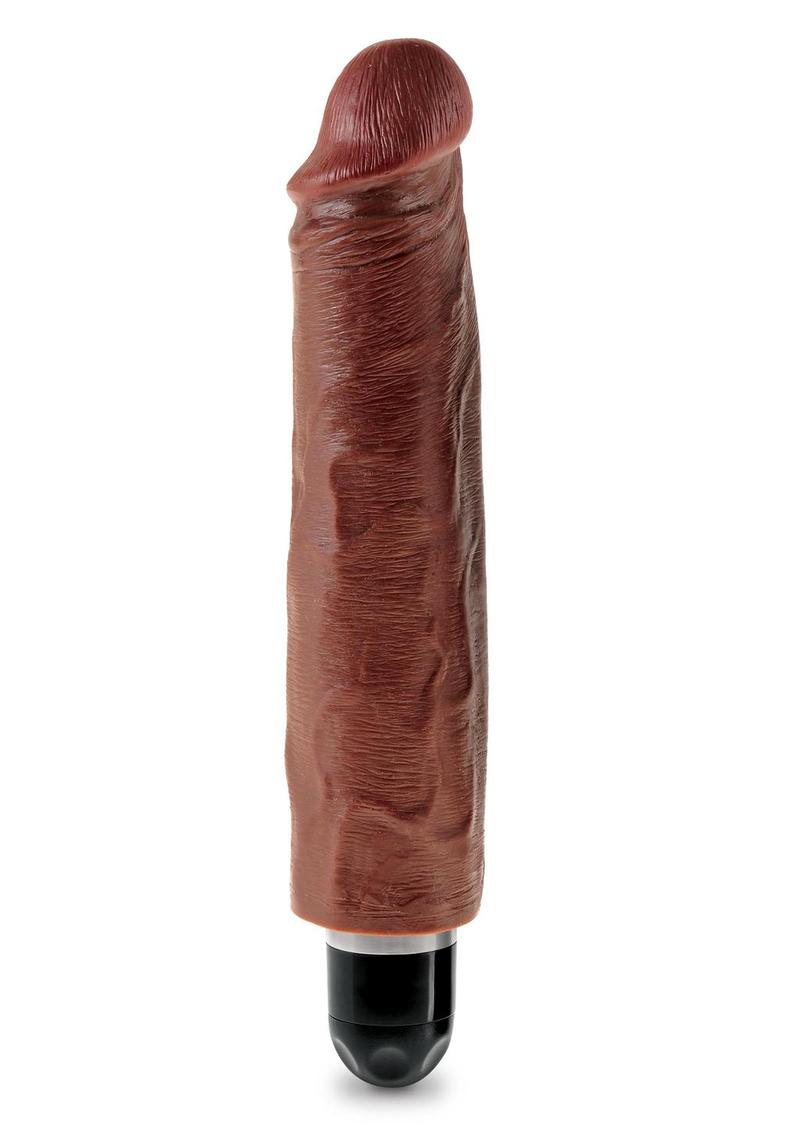 King Cock Vibrating Stiffy Dildo RealDeal Lifelike Skin Waterproof