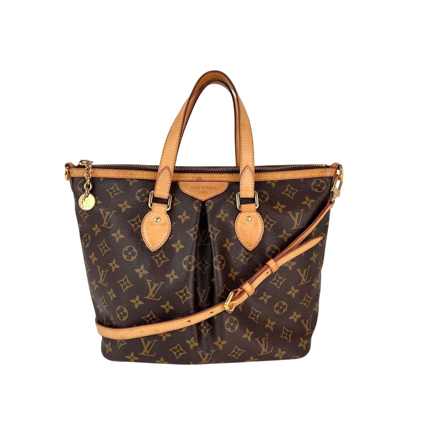 Louis Vuitton Palermo PM Monogram Zippered Tote Bag