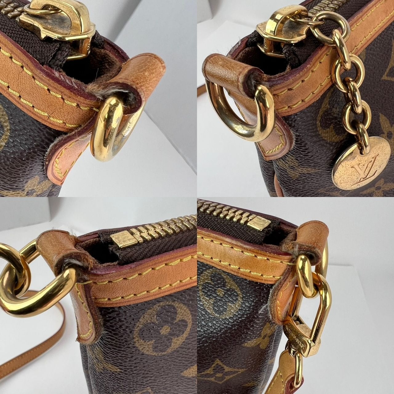 Louis Vuitton Palermo PM Monogram Zippered Tote Bag