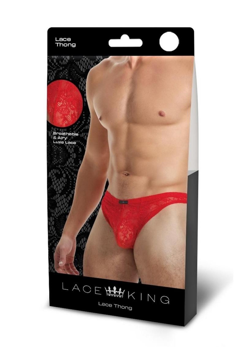 Lace King Lace Thong - Medlum