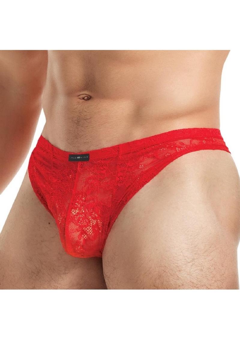 Lace King Lace Thong - Medlum