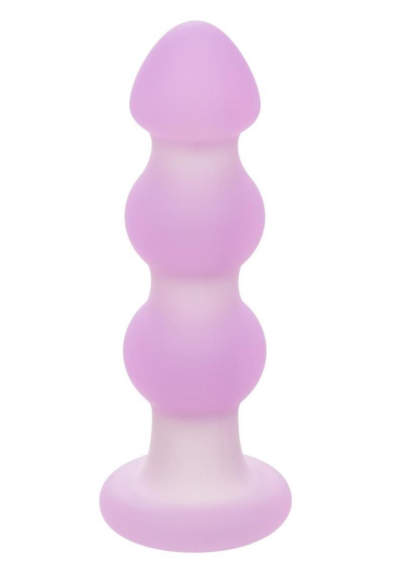 Lavender Haze Beaded Probe Silicone Rechargeable Anal Plug