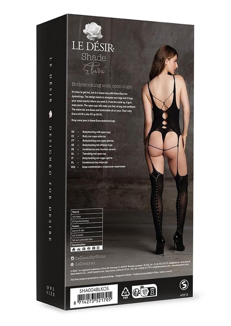 Le Desir Shade Elara Vii Bodystocking With Open Cups