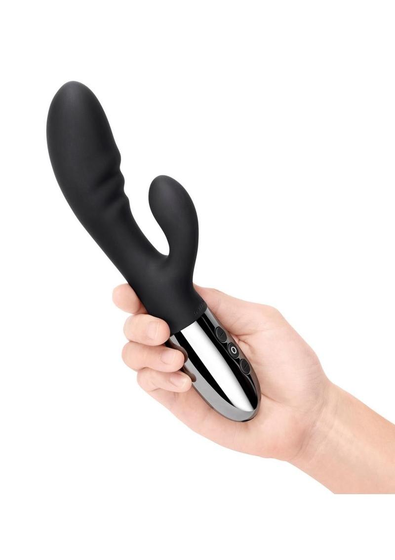 Le Wand Blend  Rose Gold Rechargeable Silicone Rabbit Vibrator