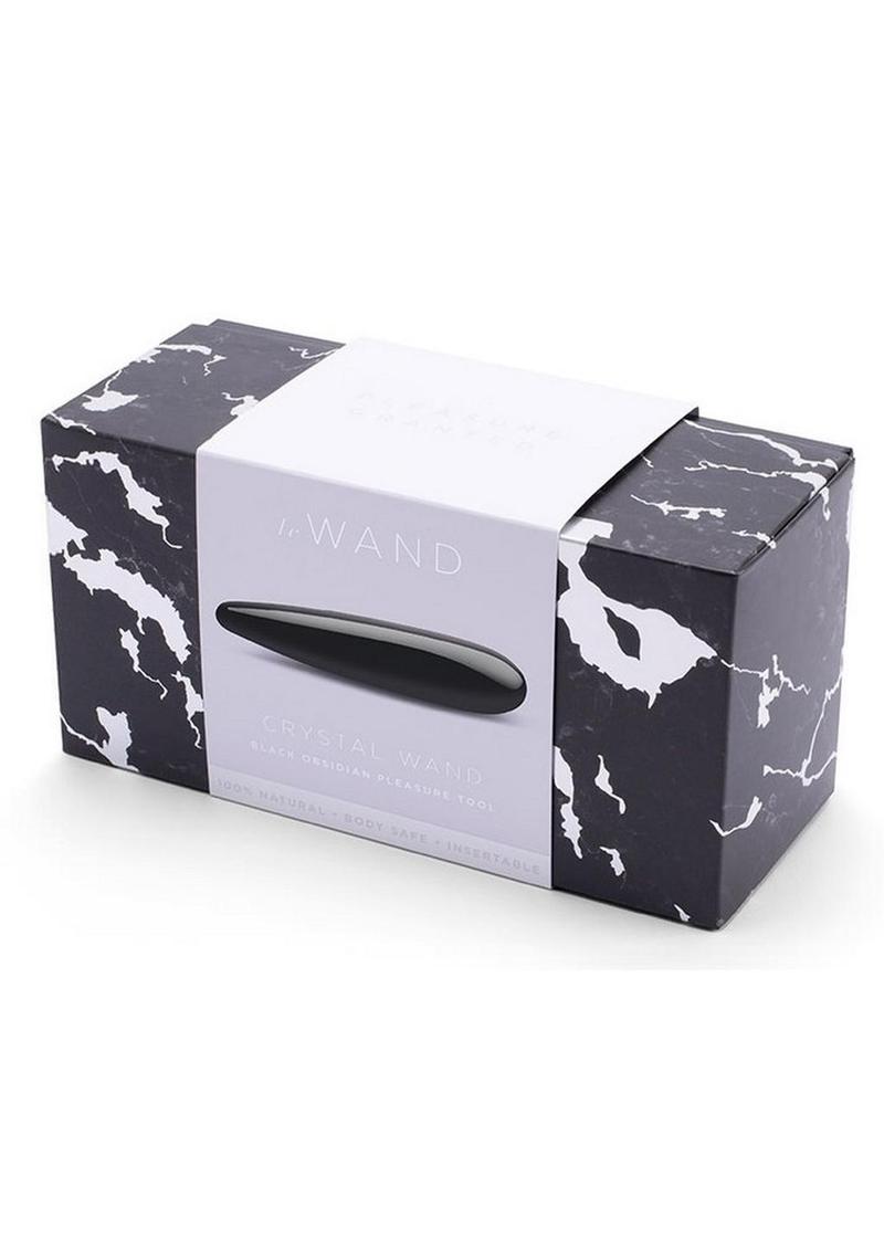 Le Wand Crystal Wand – Black Obsidian Pleasure Probe