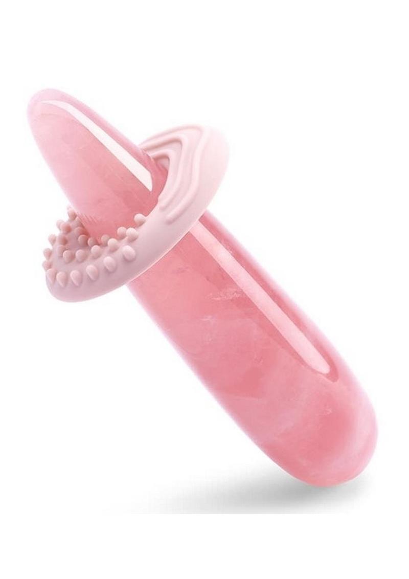 LeWand Crystal Probe Rose Quartz Pleasure Tool