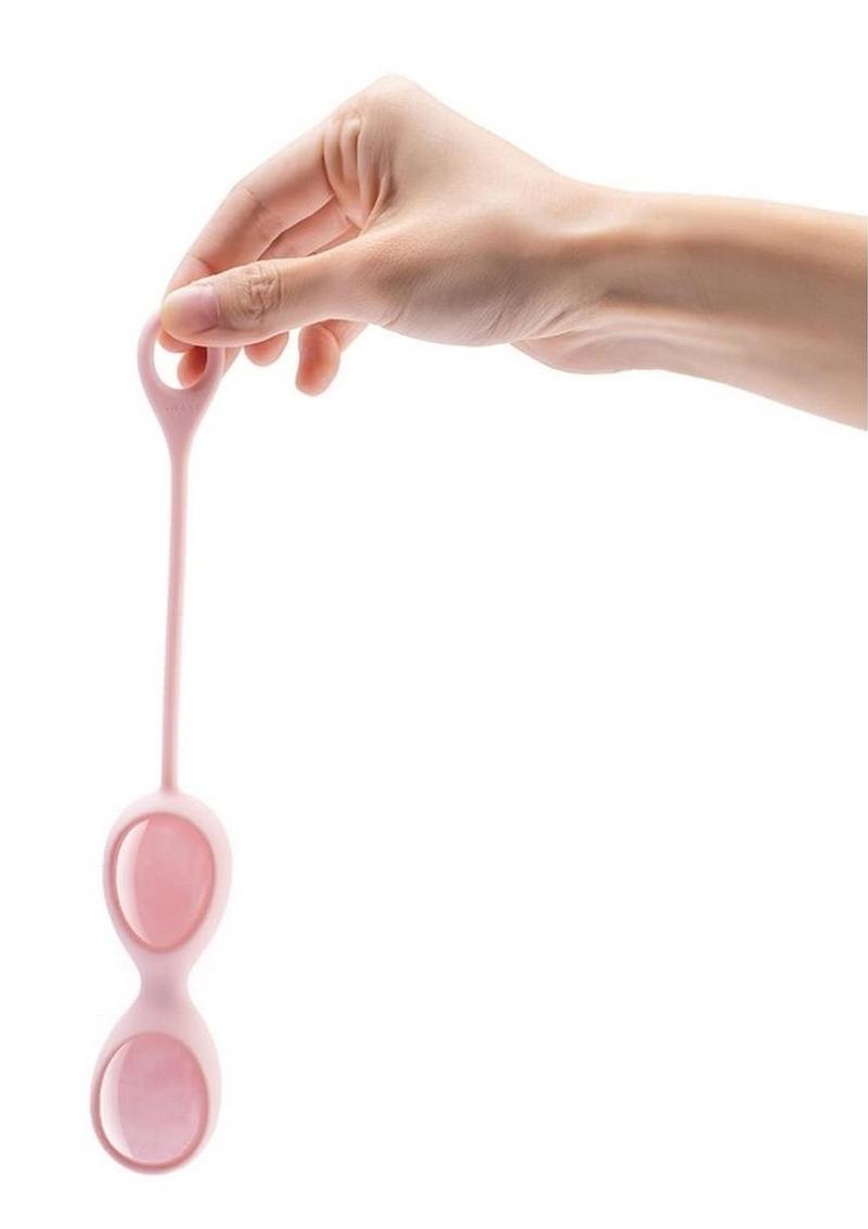 LE WAND Crystal Yoni Eggs Rose Quartz Kegel Balls