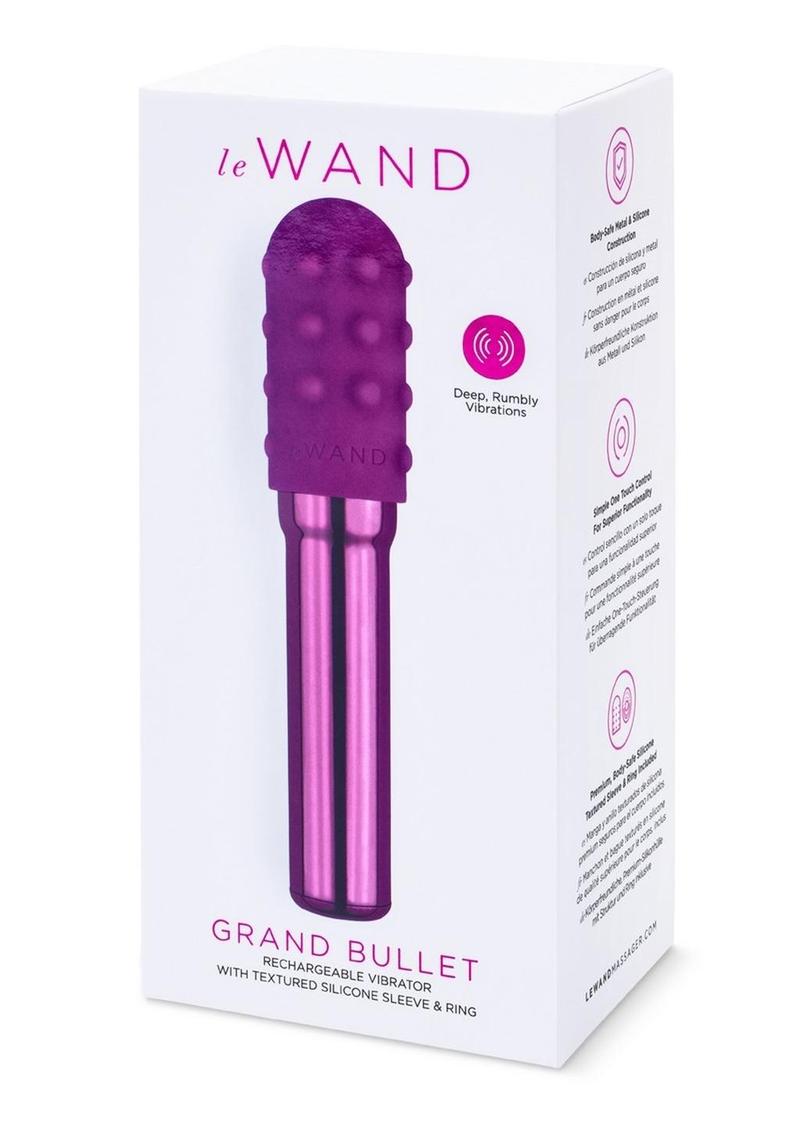 Rechargeable le Wand Grand Bullet Vibrator