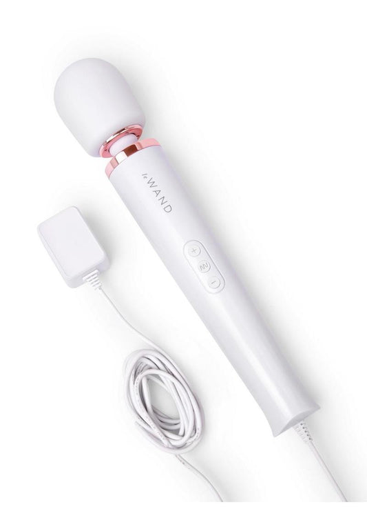 leWAND Ultra Powerful Plug-In Massager Sky White