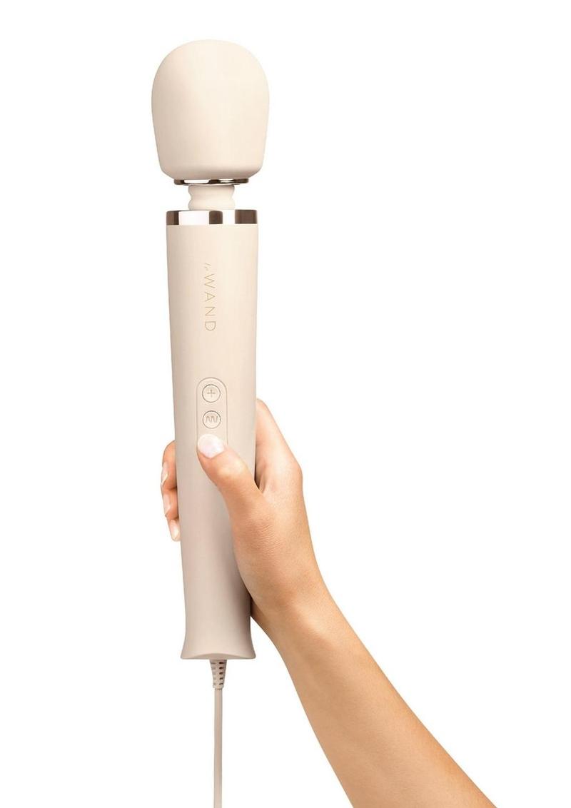 Le Wand Plugin Vibrating Massager For Ultimate Pleasure