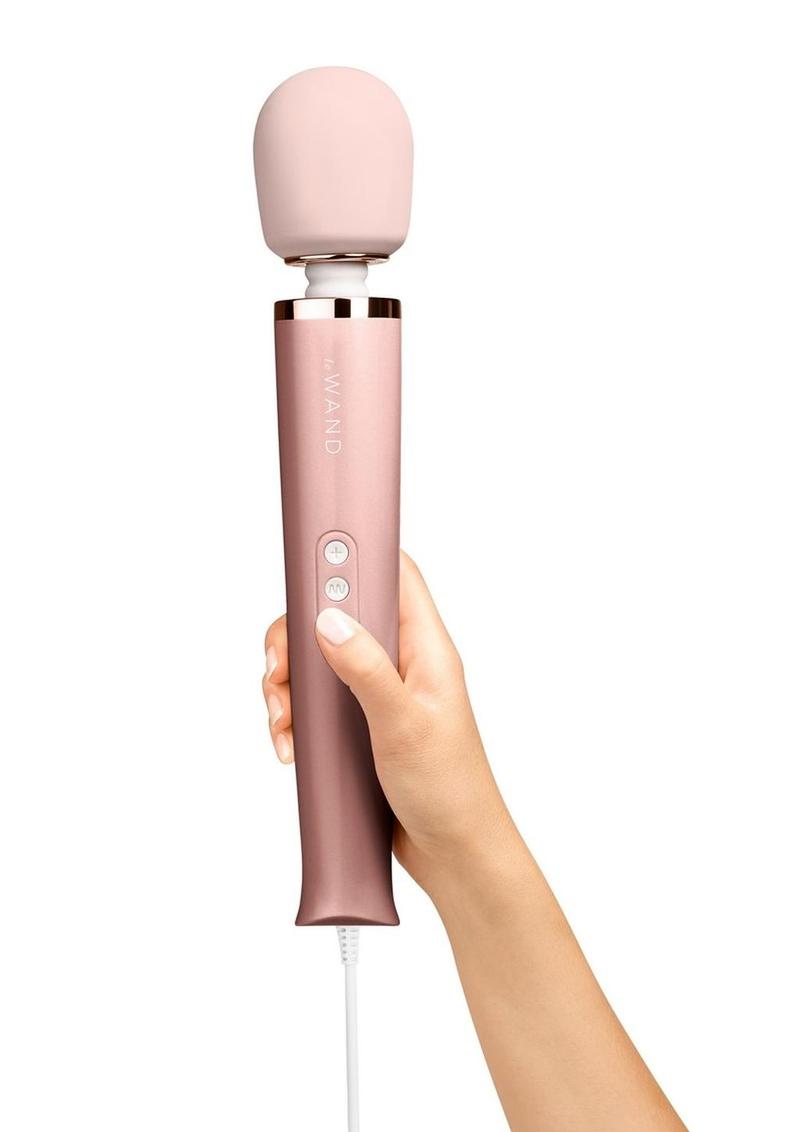 Le Wand Plugin Vibrating Massager For Ultimate Pleasure