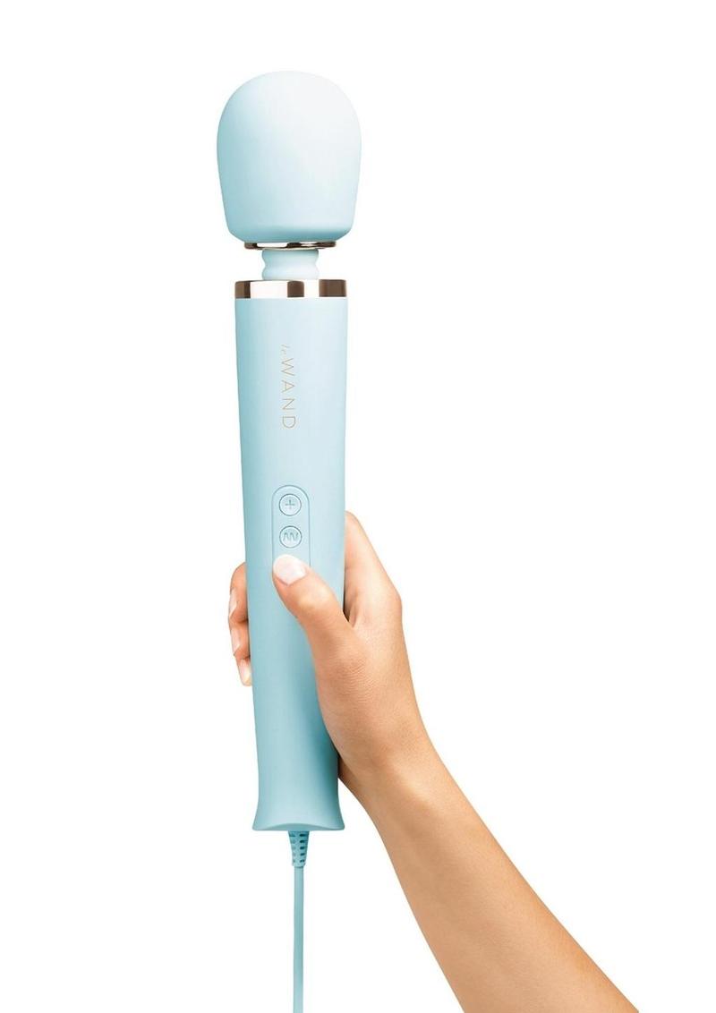 Le Wand Plugin Vibrating Massager For Ultimate Pleasure