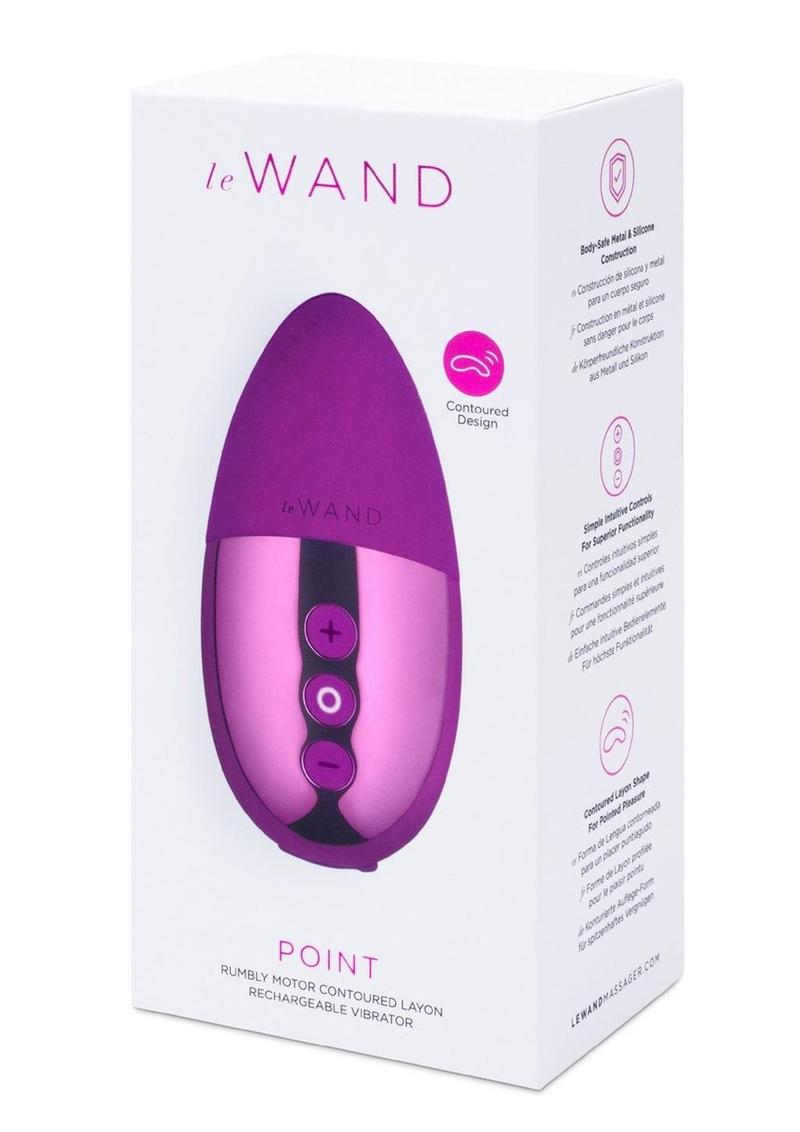 Le Wand Point Rechargeable Silicone Mini Massager