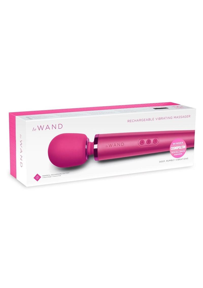 Le Wand Rechargeable Silicone Massager With Ergonomic Design