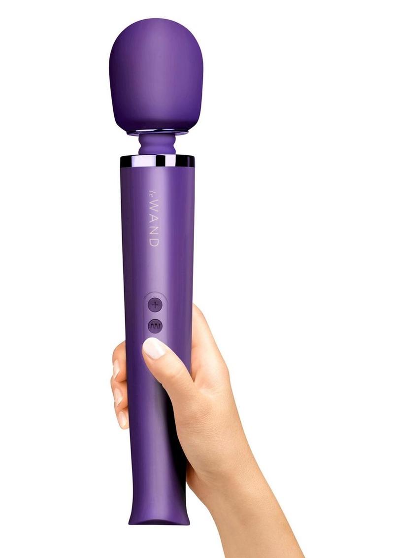 Le Wand Rechargeable Silicone Massager With Ergonomic Design