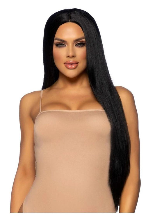 Leg Avenue Long Straight 33" Center Part Wig Synthetic