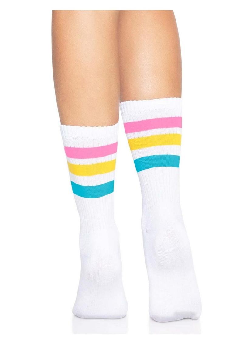 Leg Avenue Pansexual Pride Crew Socks