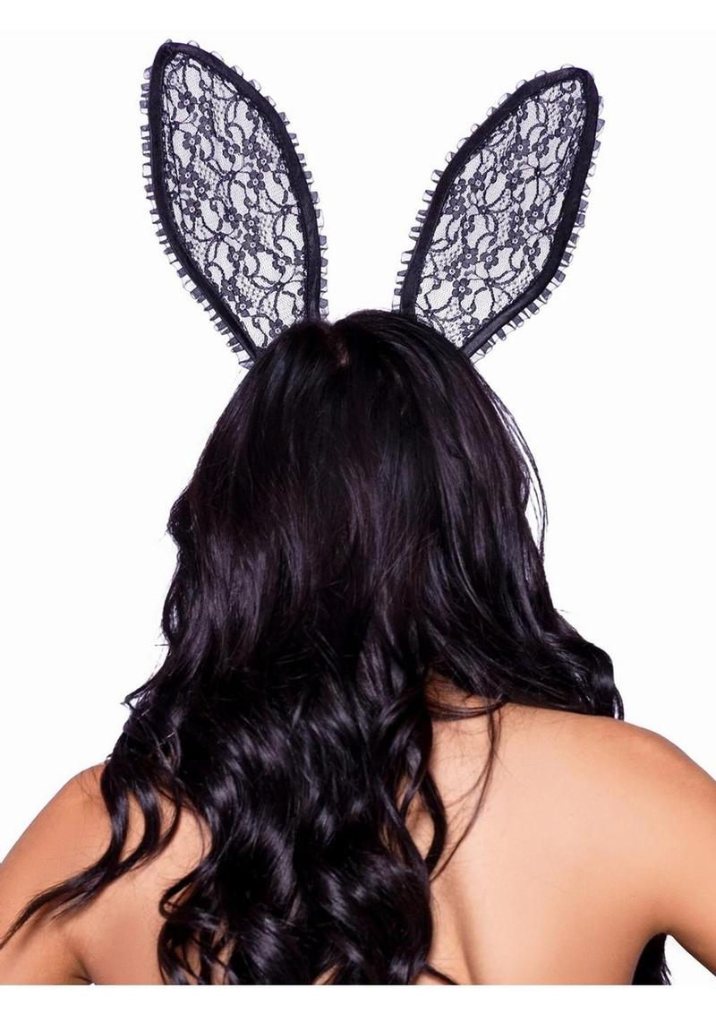 Leg Avenue Ruffle Bunny Ears With Bands