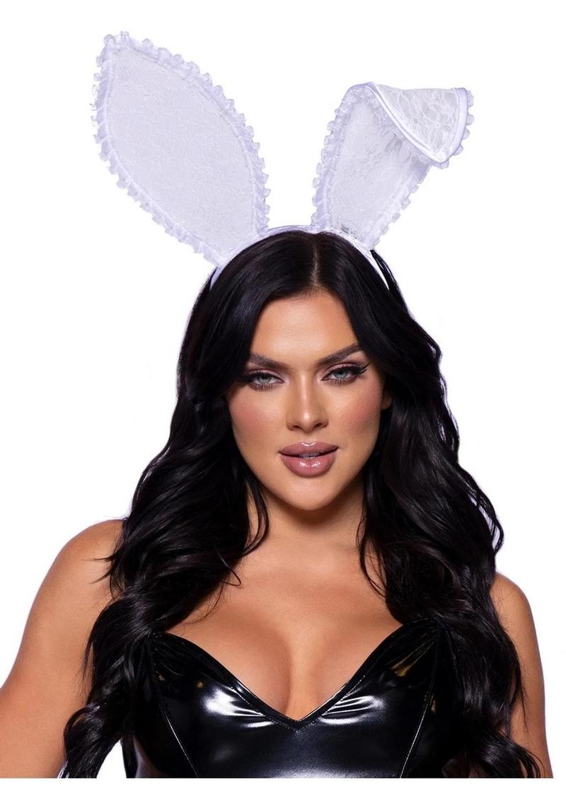 Leg Avenue Ruffle Bunny Ears With Bands