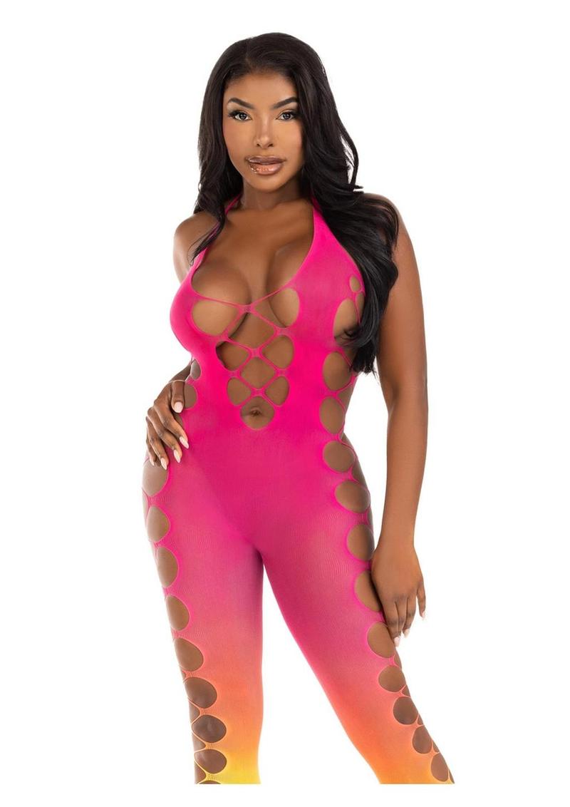 Sunset Ombre Seamless Bodystocking