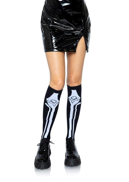 Leg Avenue Skeleton Over-the-Knee Socks