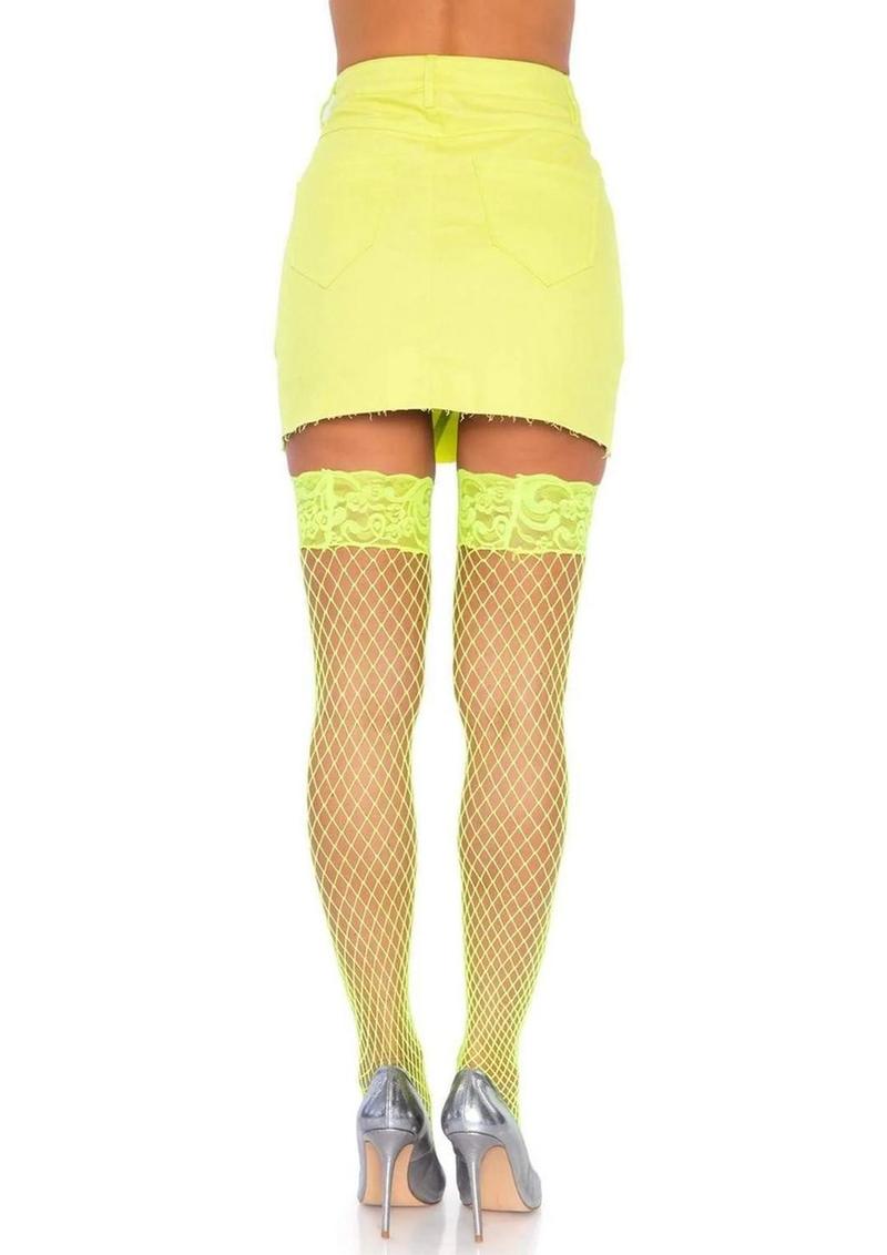 Leg Avenue Spandex Industrial Net Thigh Highs