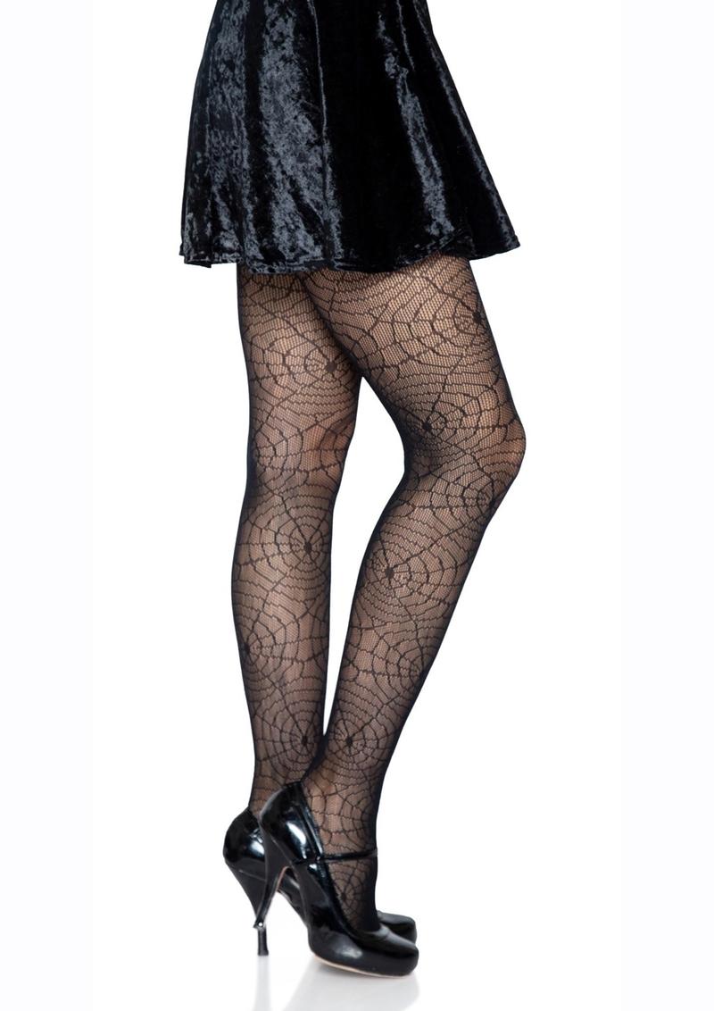 Spider Lace Pantyhose