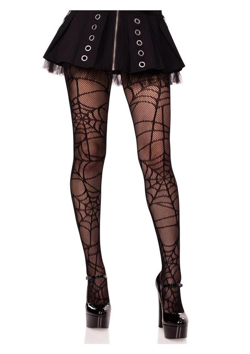 Spiderweb Fishnet Tights