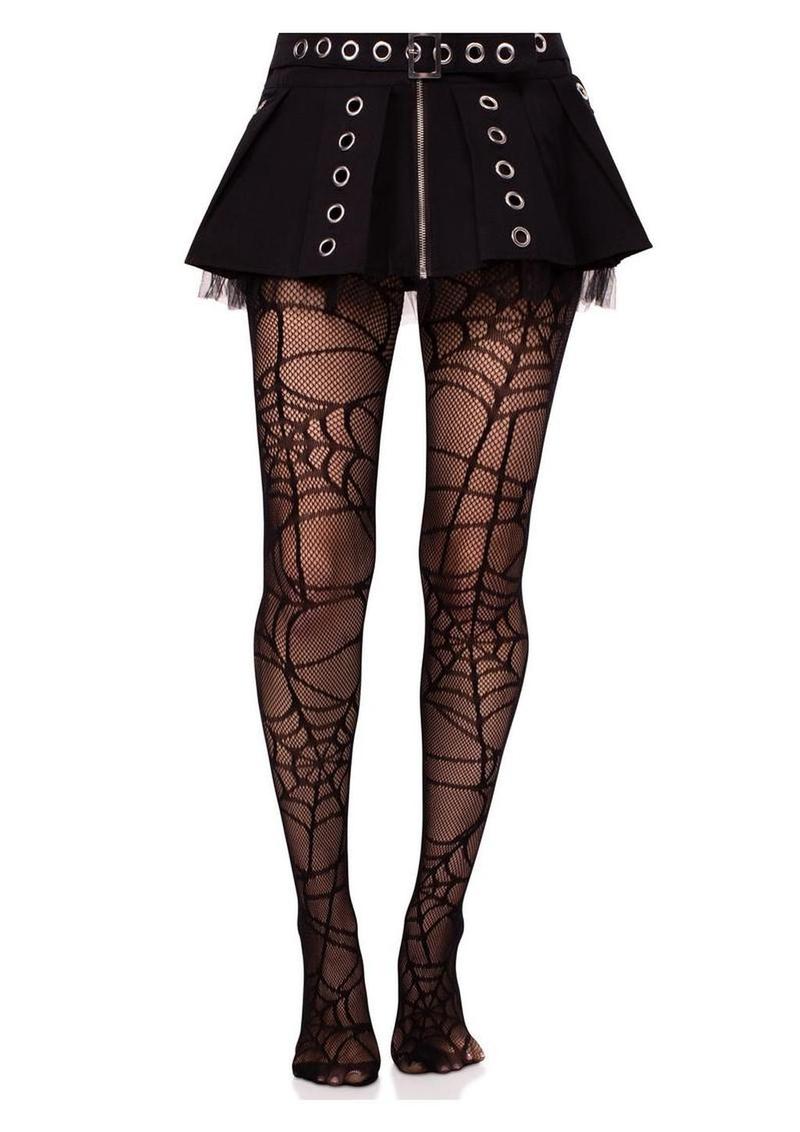 Spiderweb Fishnet Tights