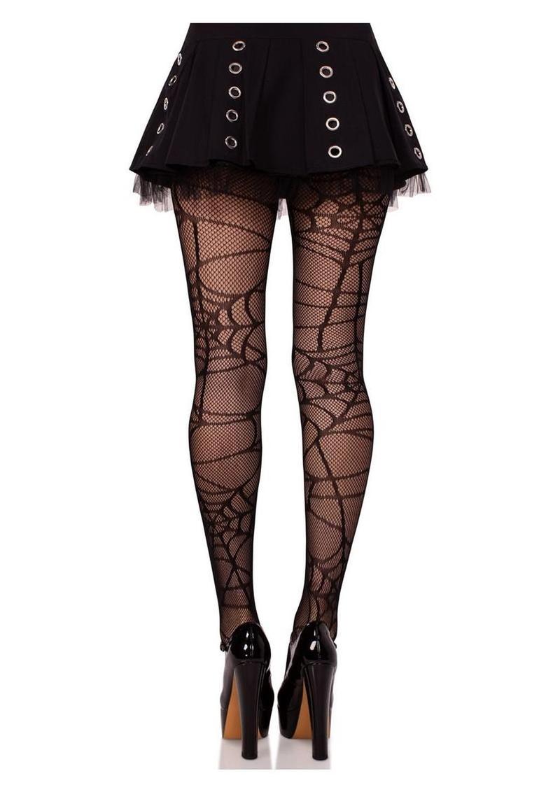 Spiderweb Fishnet Tights