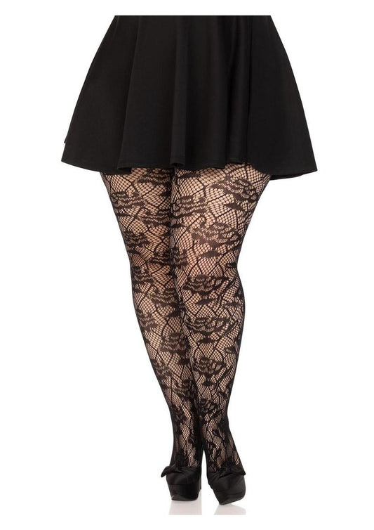 Leg Avenue Wild Rose Tights Net