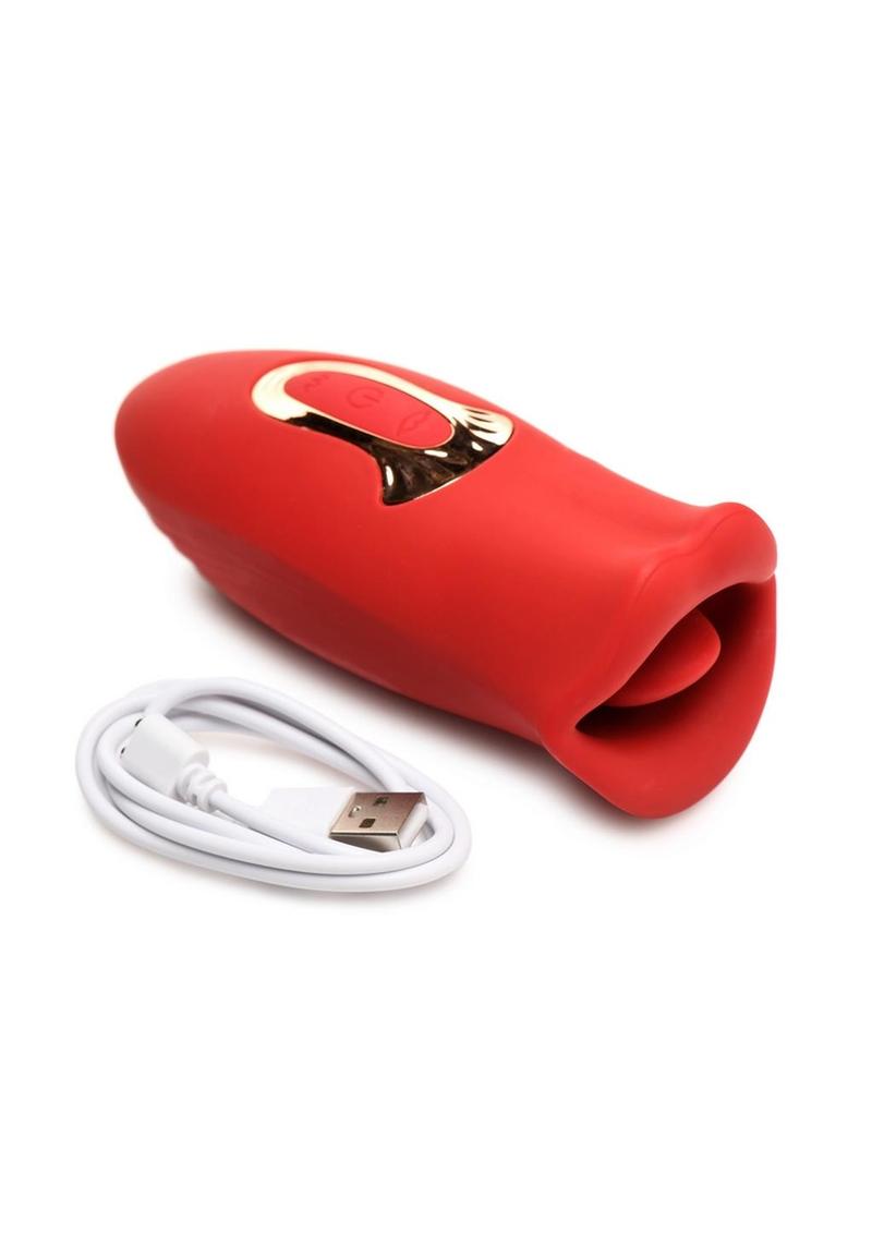 Lickgasm Tell Mini Kissing And Vibrating Clitoral Stimulator