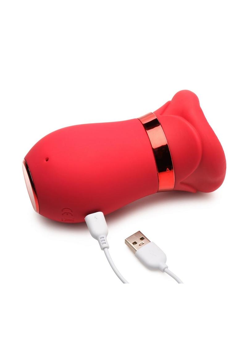 LICKGASM Kiss Me More Triple The Pleasure Clitoral Stimulator