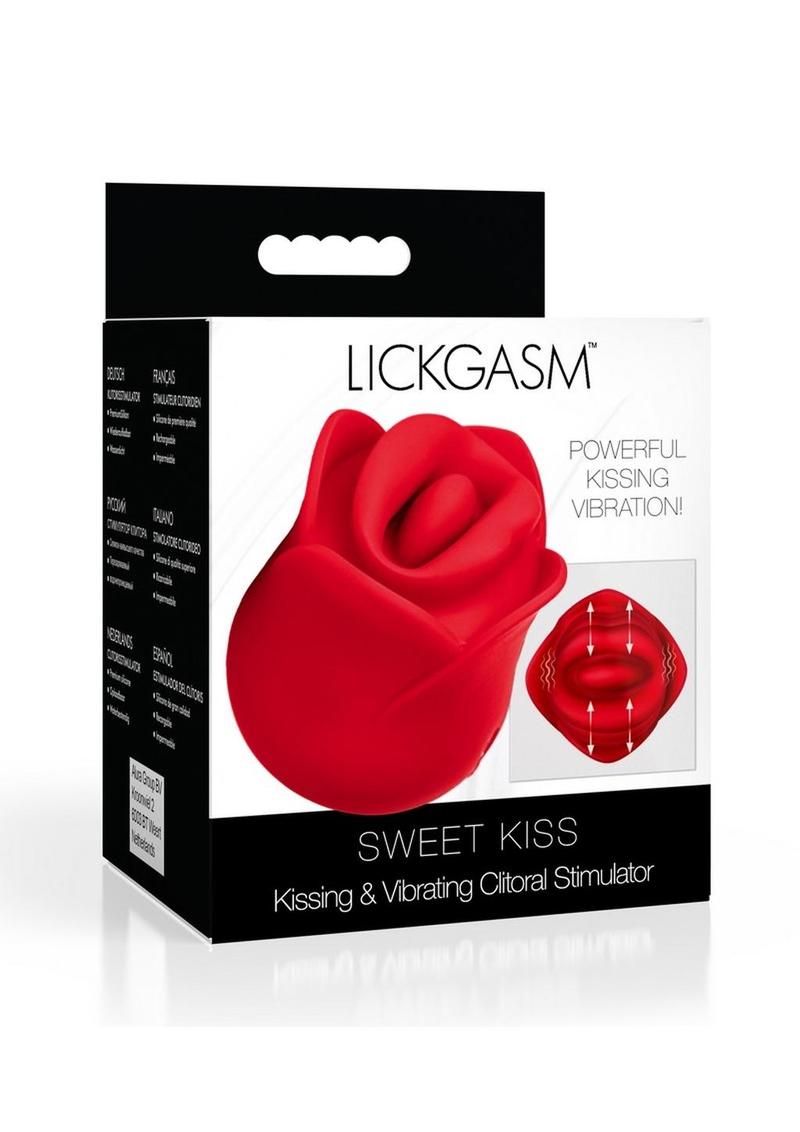Lickgasm Sweet Kiss And Vibrating Silicone Clitoral Stimulator