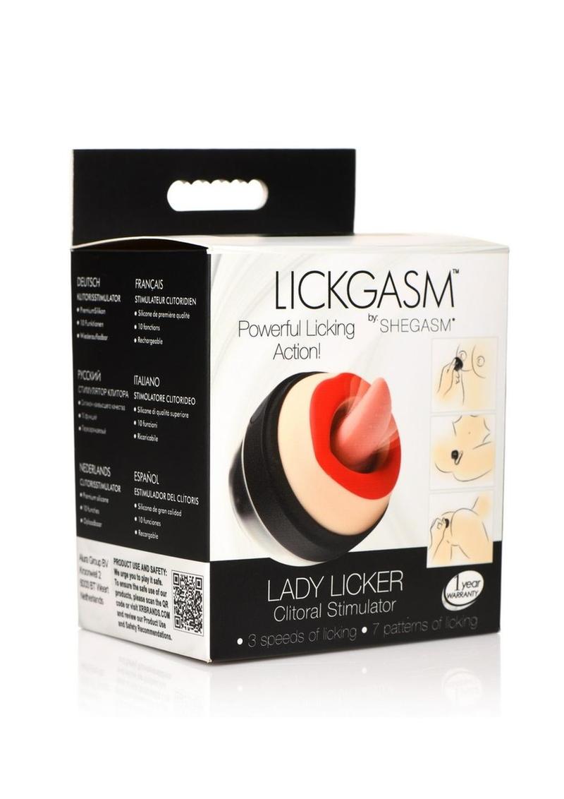 Lickgasm Lady Licker Clitoral Stimulator 3 Speeds 7 Licking Patterns