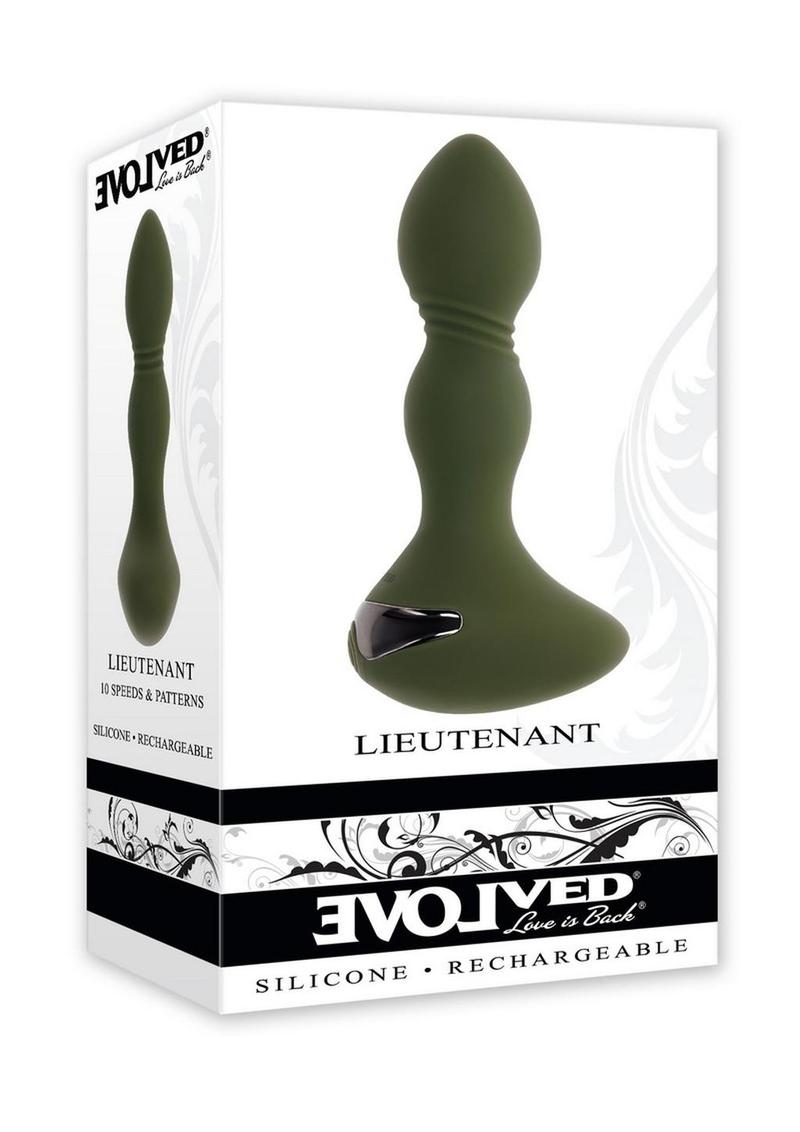 Evolved Lieutenant Silicone Rechargeable Anal Plug