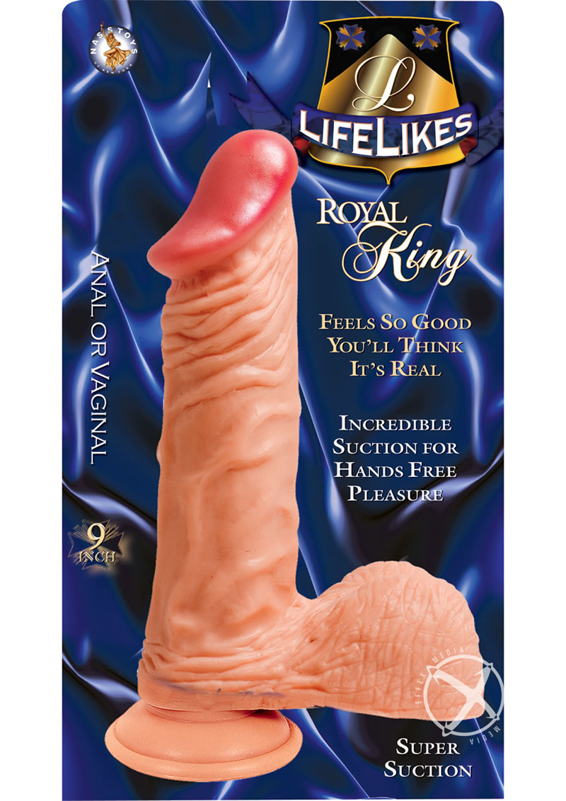 Lifelikes Royal King Hands Free Play Dildo With Super Suction