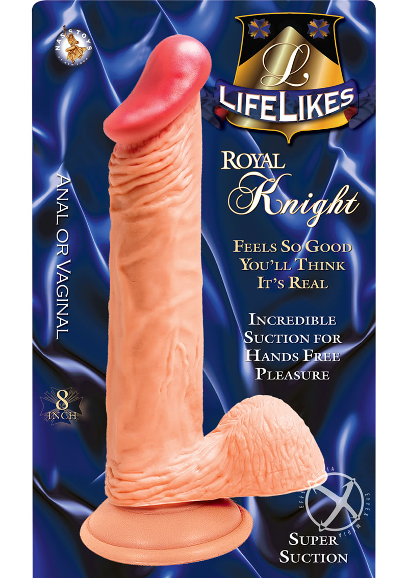 Lifelikes Royal Knight Vanilla Dildo With Super Suction